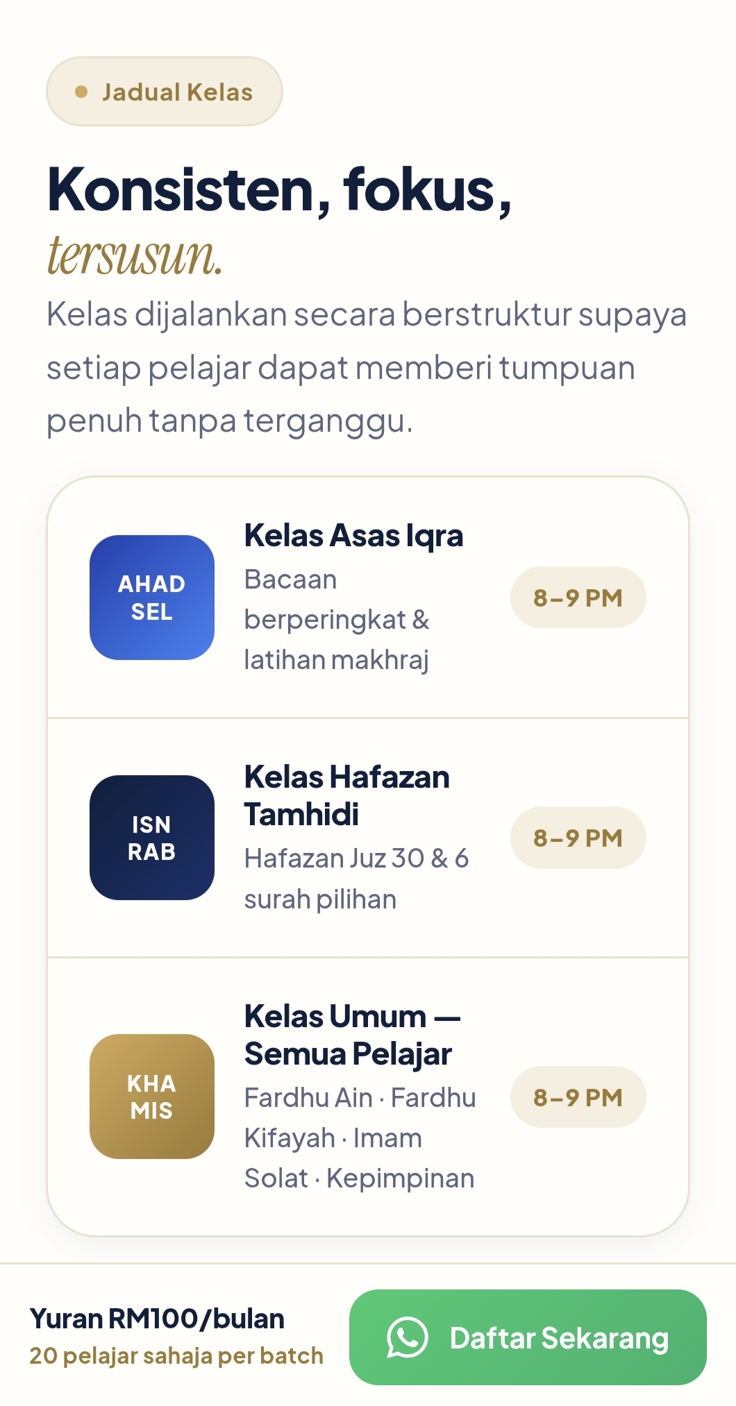 Landing Page Registania 2