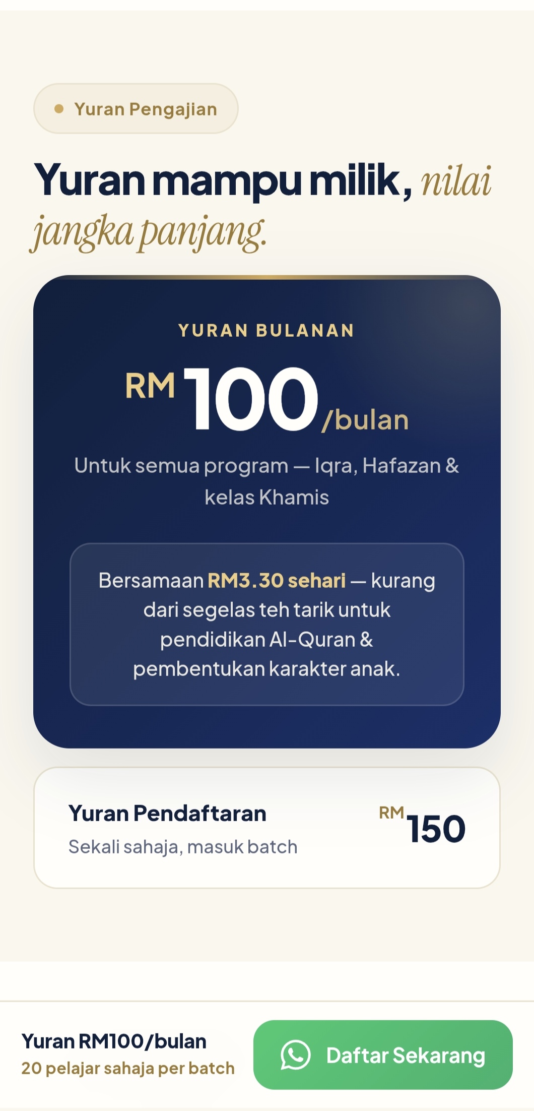 Landing Page Registania 1