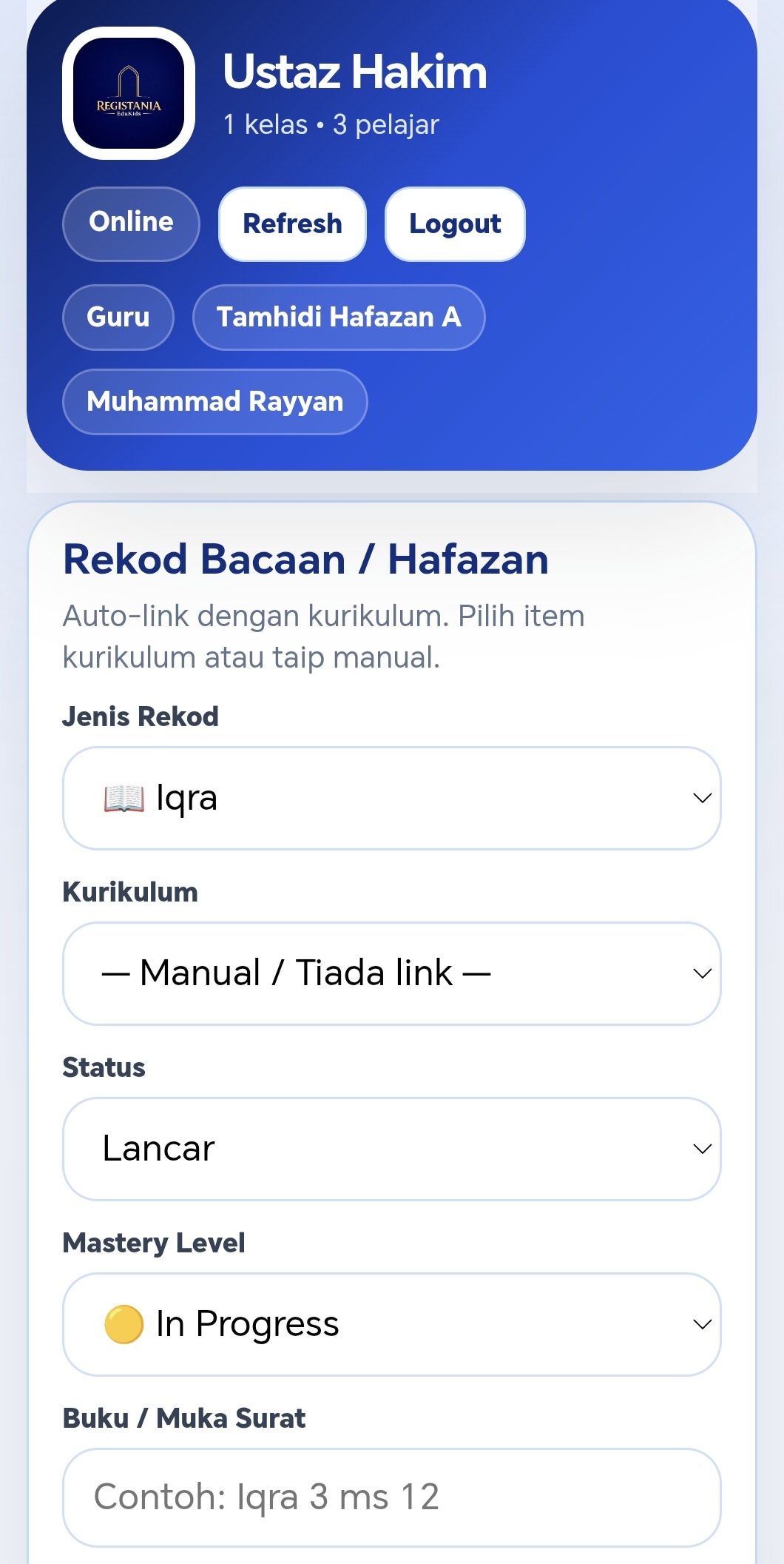 Sistem Guru Registania 2