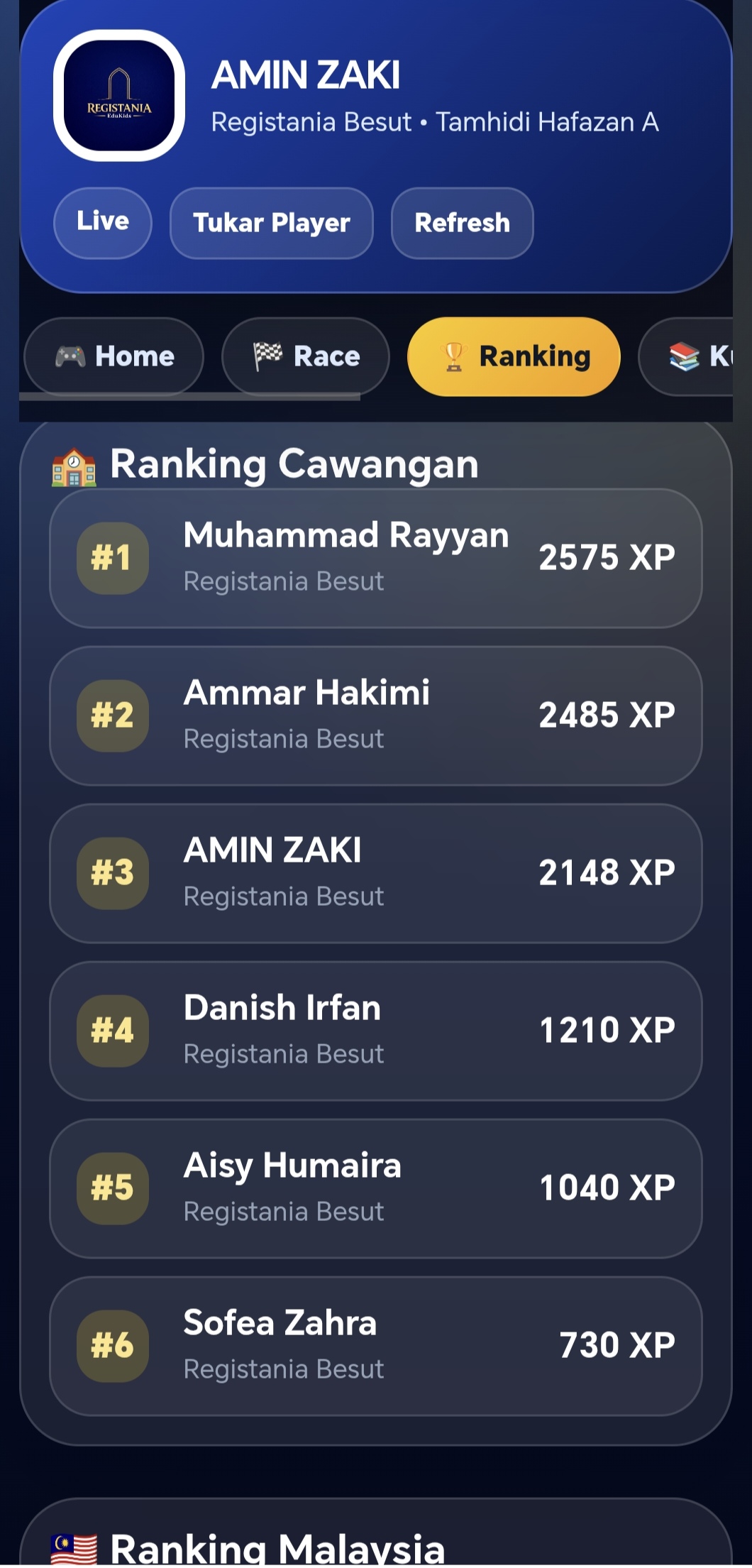 Gamification Pelajar Registania 4
