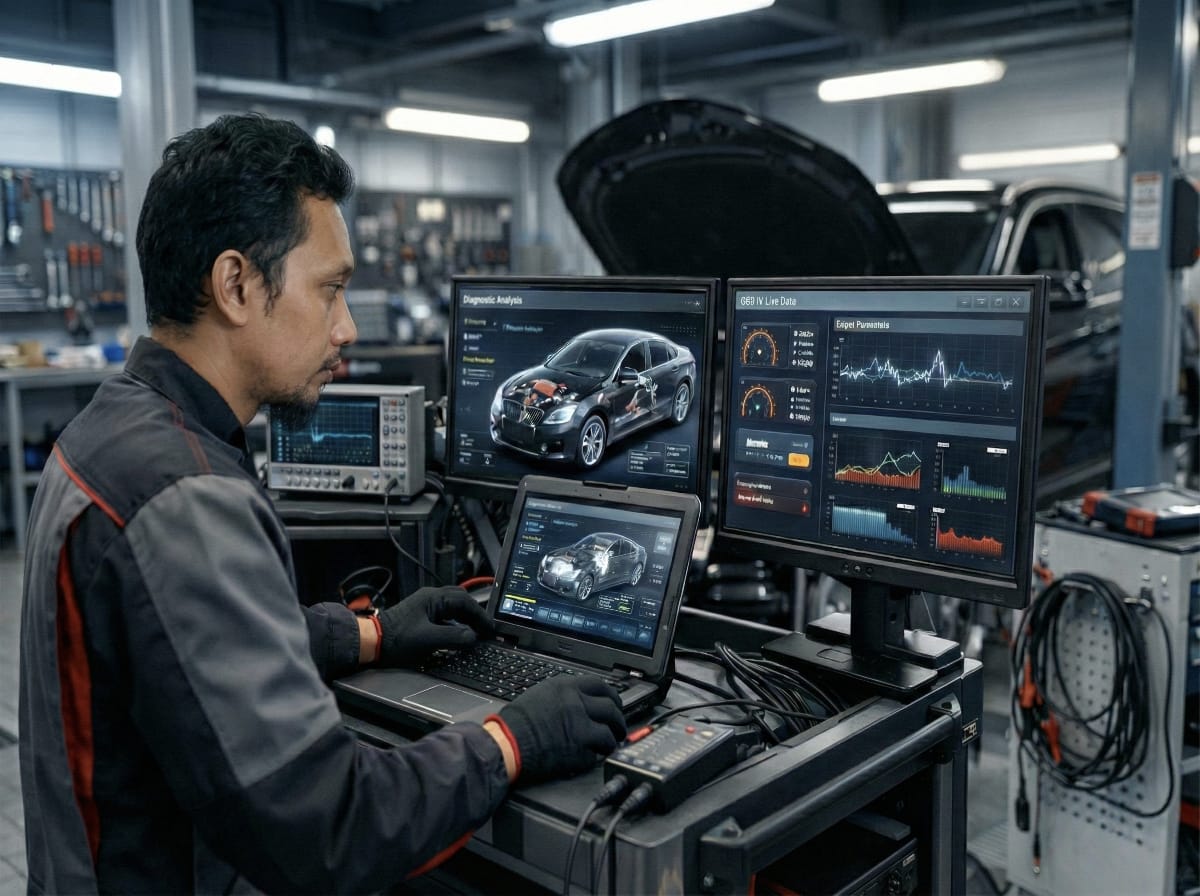 Mechanic at work