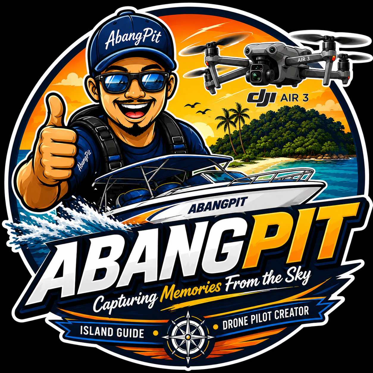Logo AbangPit Trip Pulau Songsong Kedah