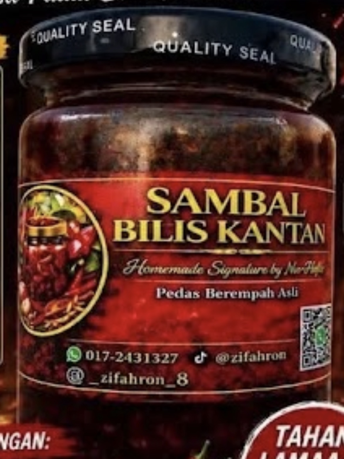 Poster Sambal Bilis Kantan
