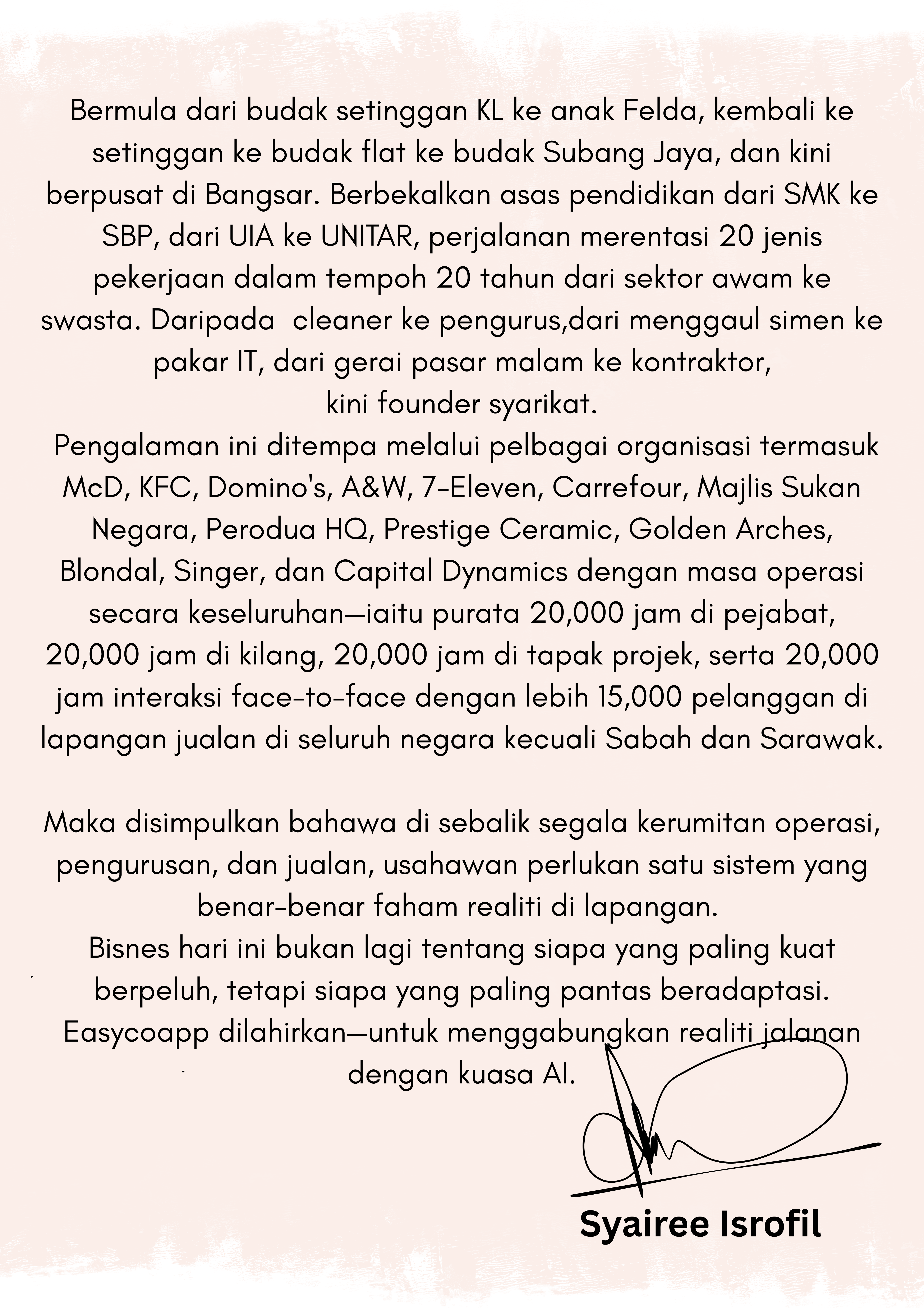 Gambar Profil Syairee Isrofil