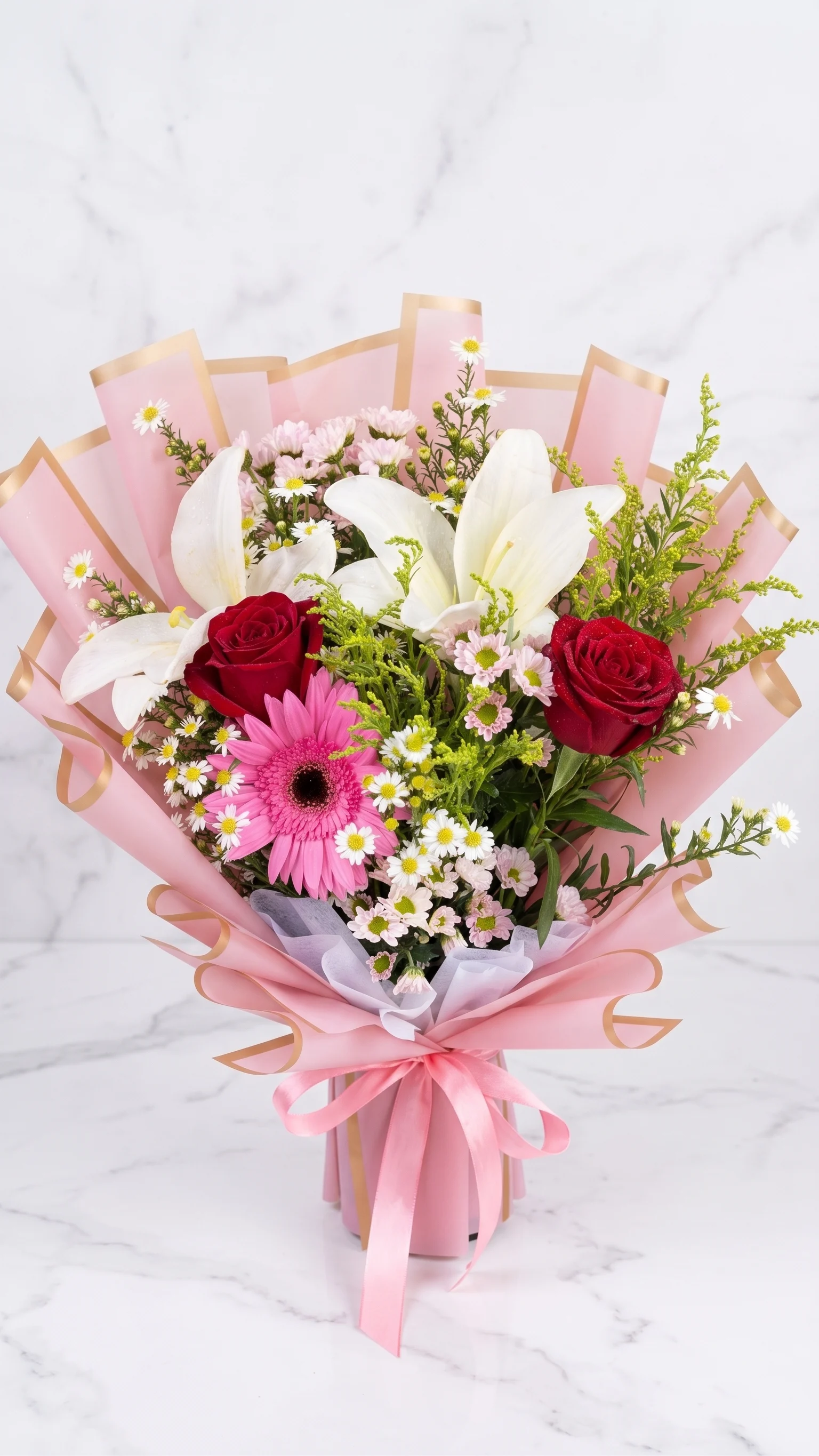 Luxe Crimson Posy