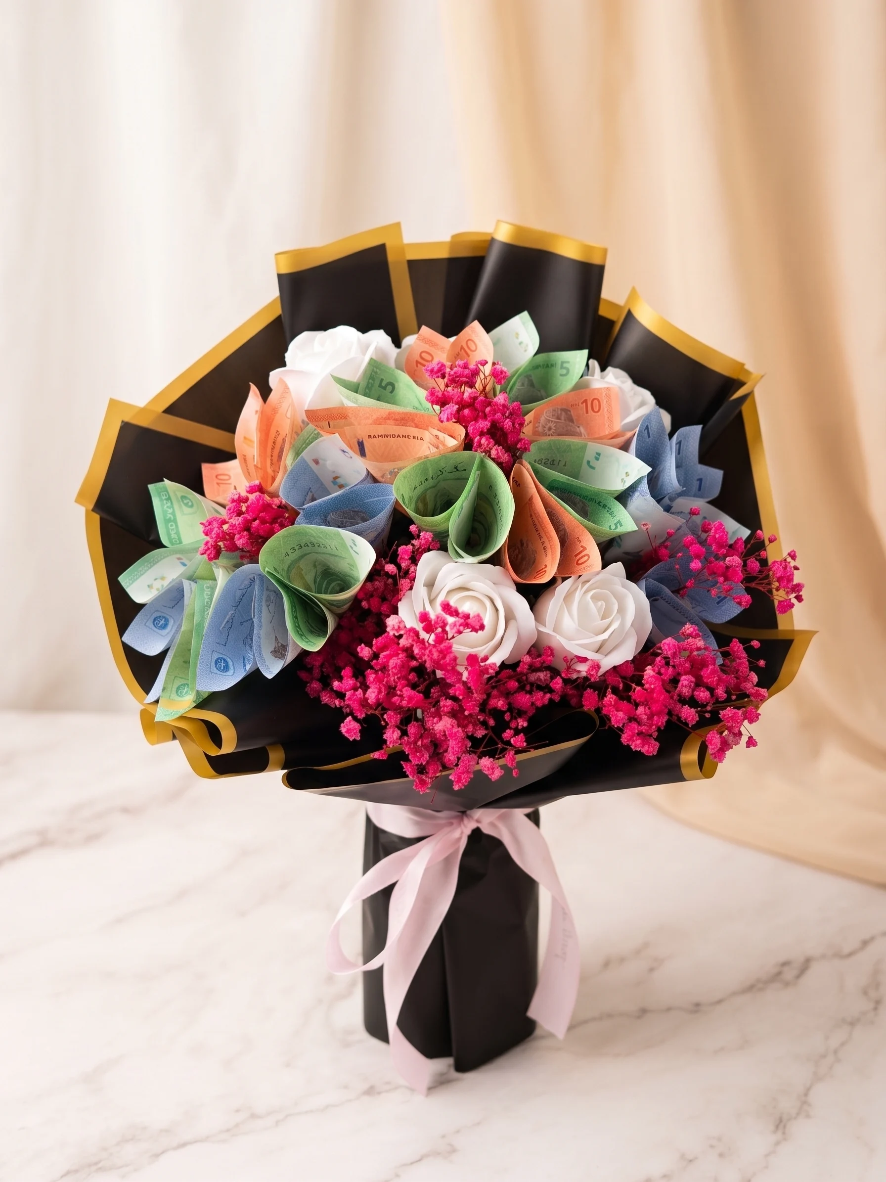 Petite 10 Slot Money Bouquet