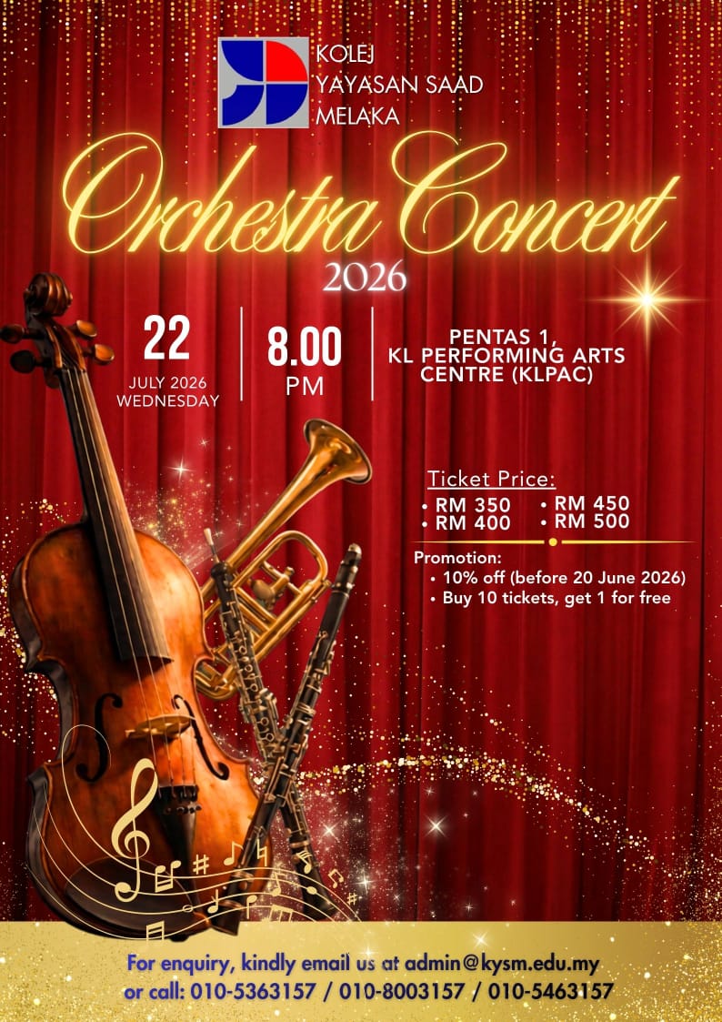 Official KYS Orchestra Concert 2026 Poster