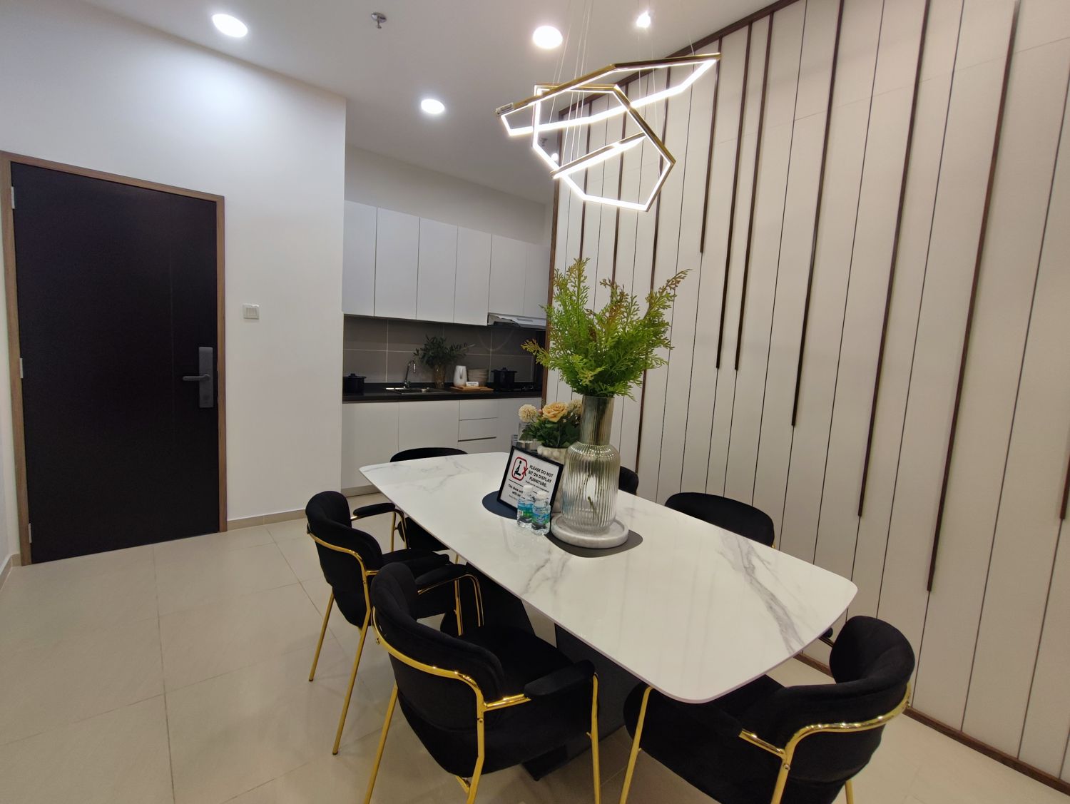 Actual dining area