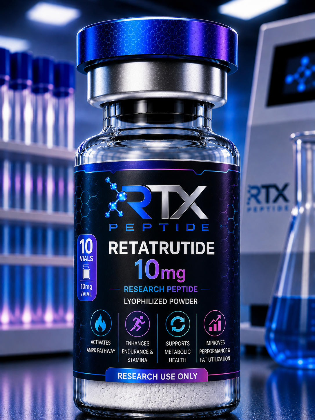 RTX Peptide Retatrutide 10mg Vial