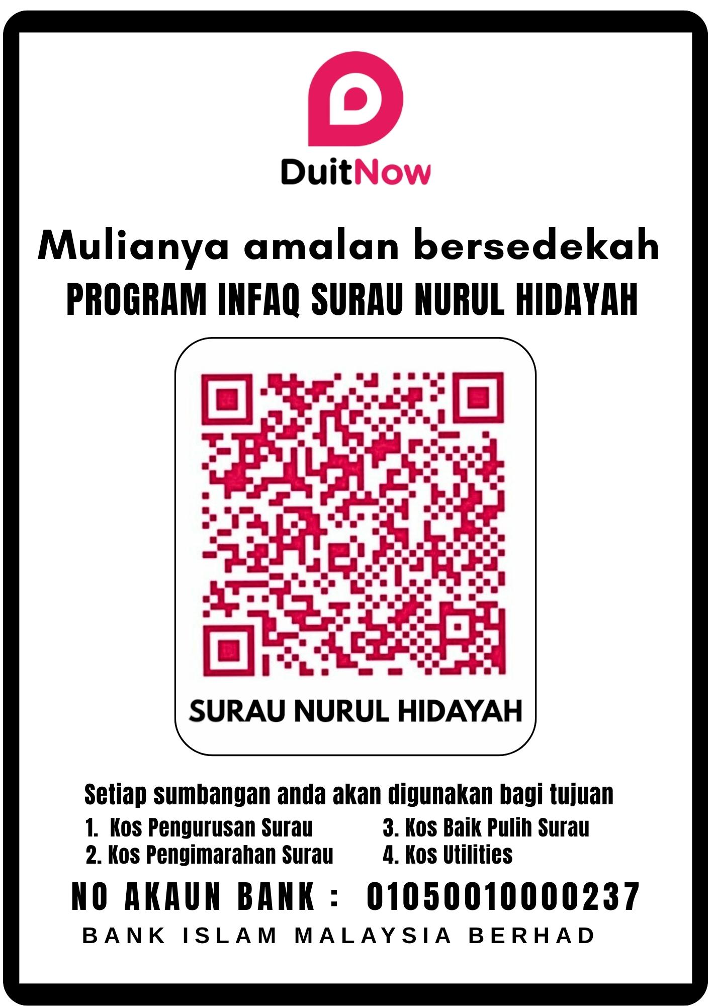 QR DuitNow Surau Nurul Hidayah