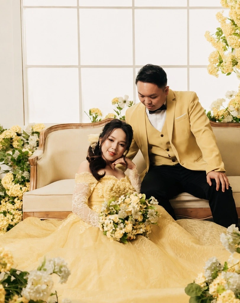 Second Reception Dress Code Light Yellow