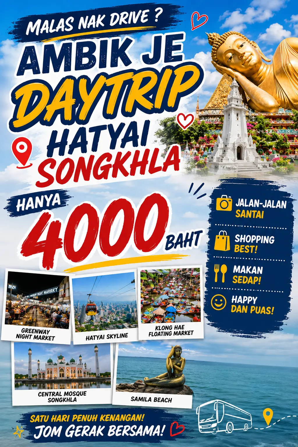 Hatyai Songkhla Daytrip