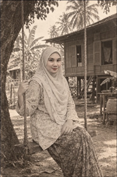 Foto pengantin Aisyah