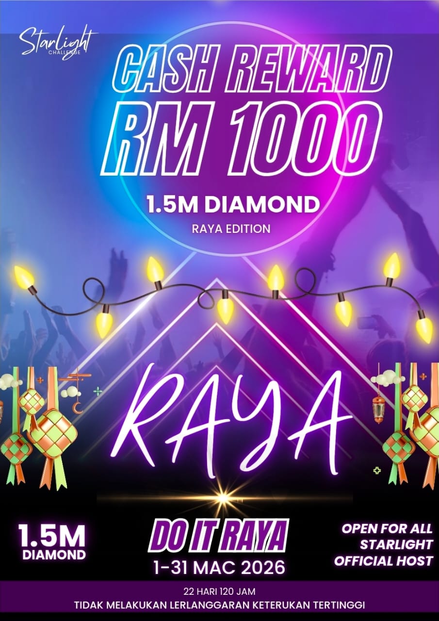 Cash Reward RM1000