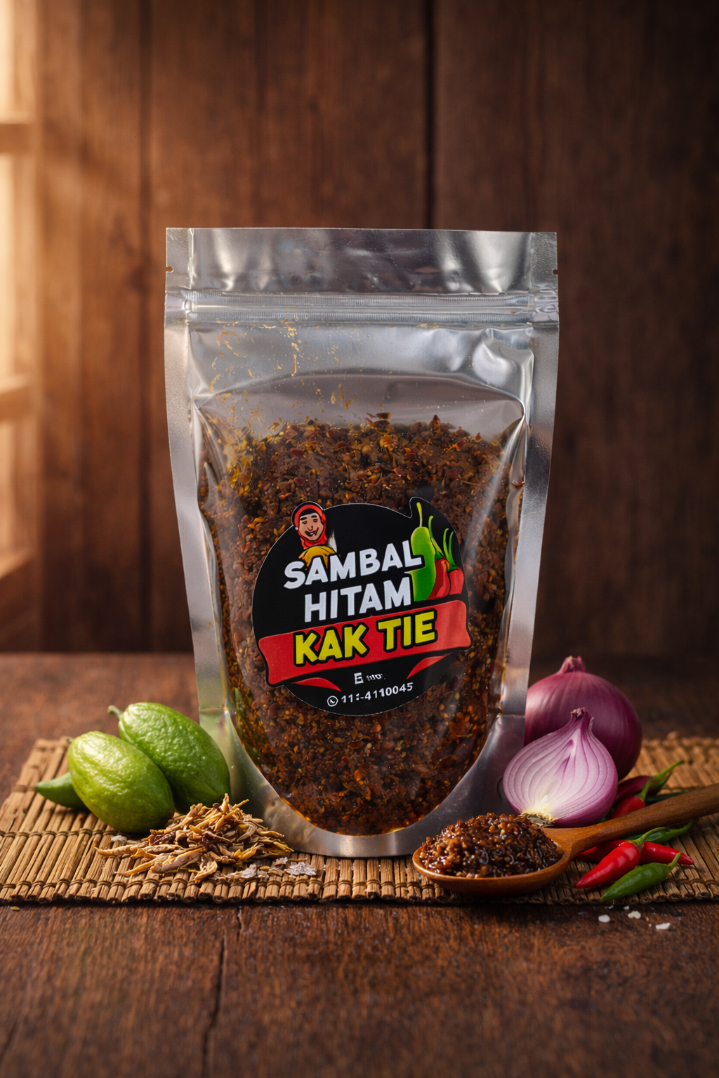 Hero image Sambal Hitam Kak Tie