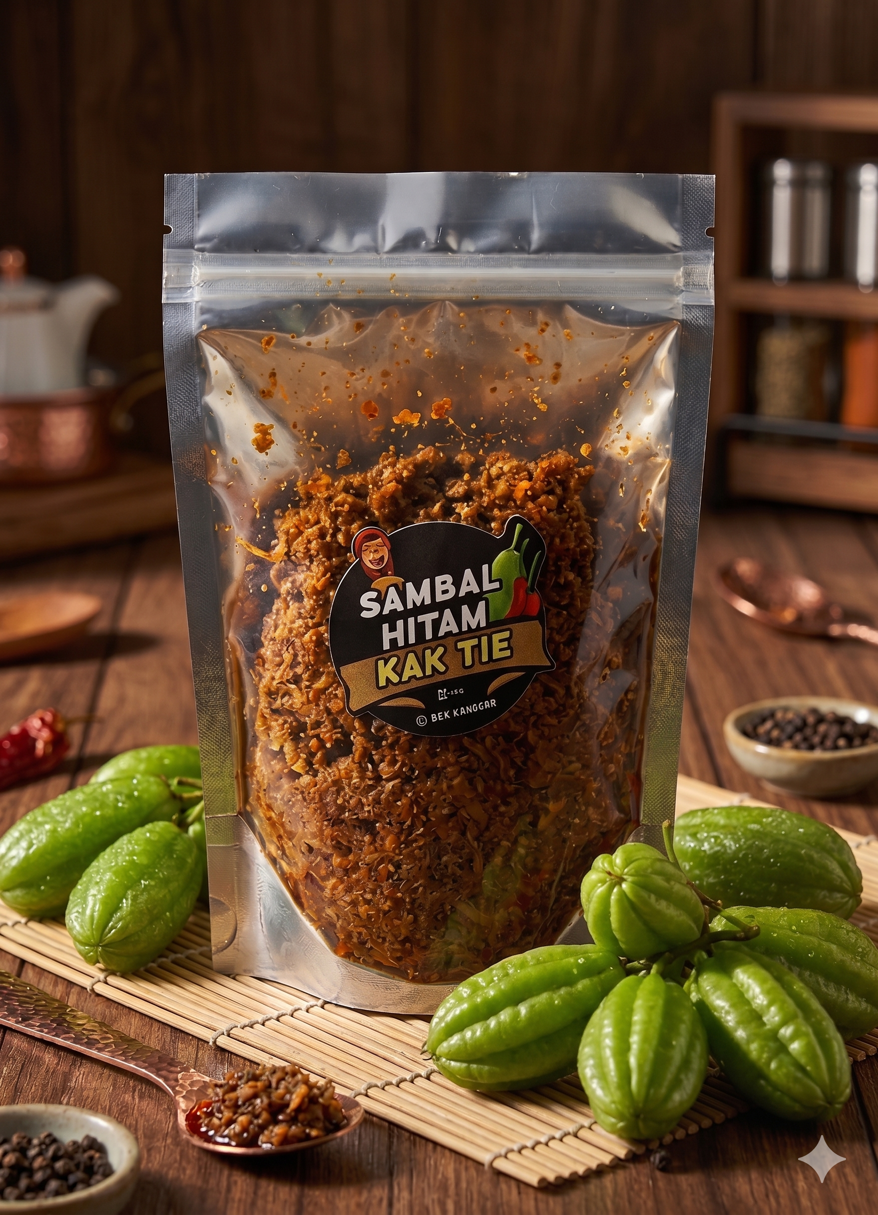 Hero image Sambal Hitam Kak Tie