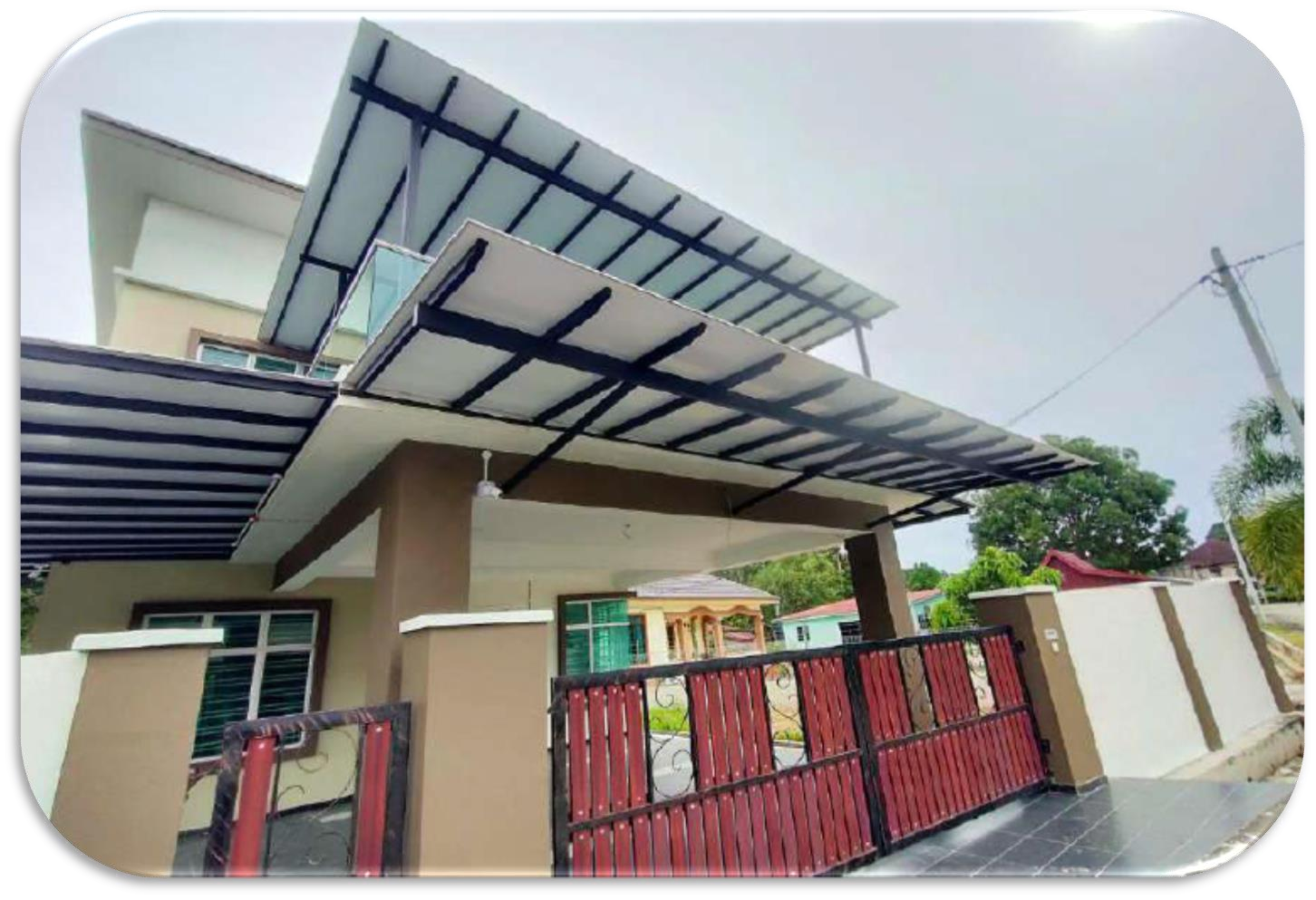 Pemasangan Awning PU Metal Johor