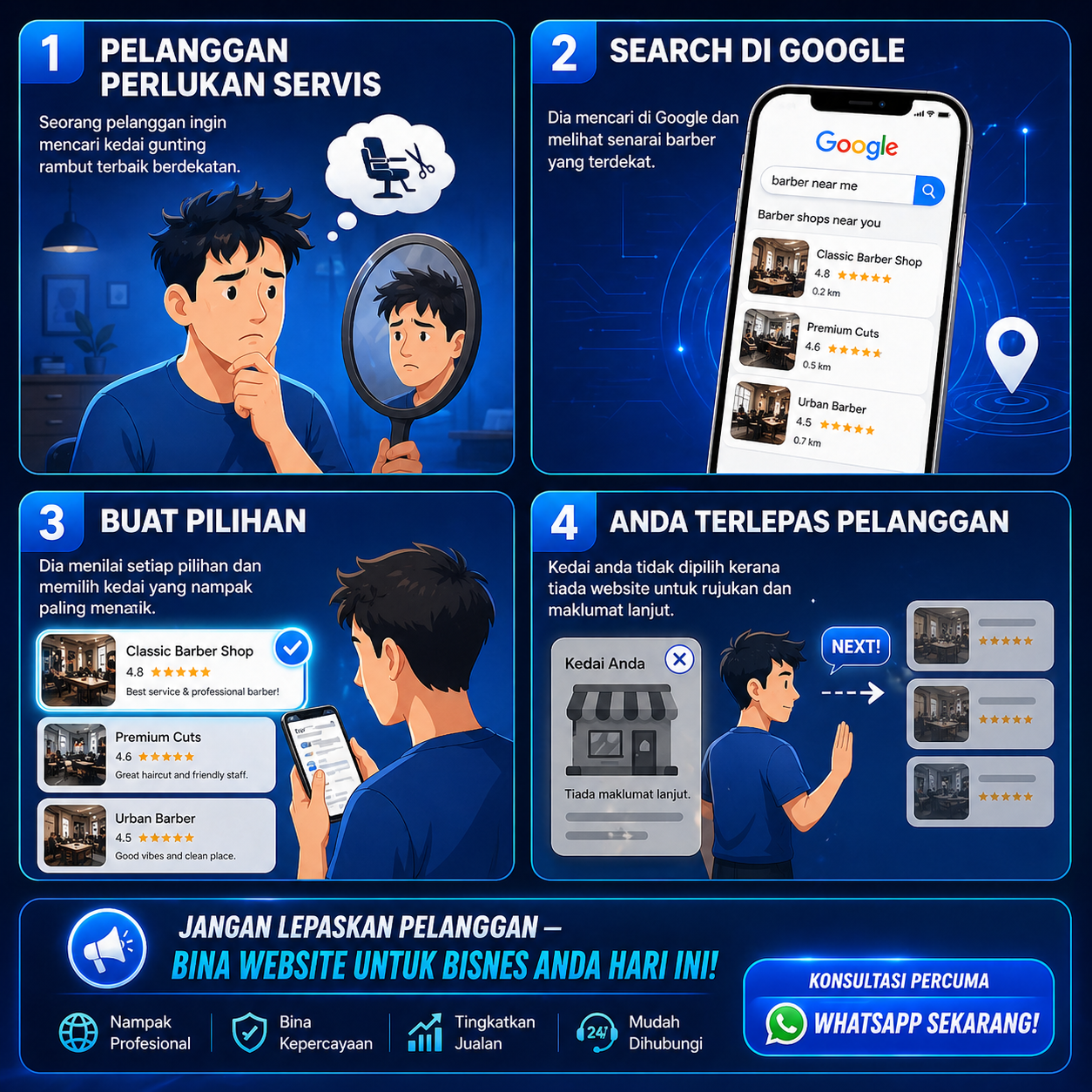 Infografik Pelanggan