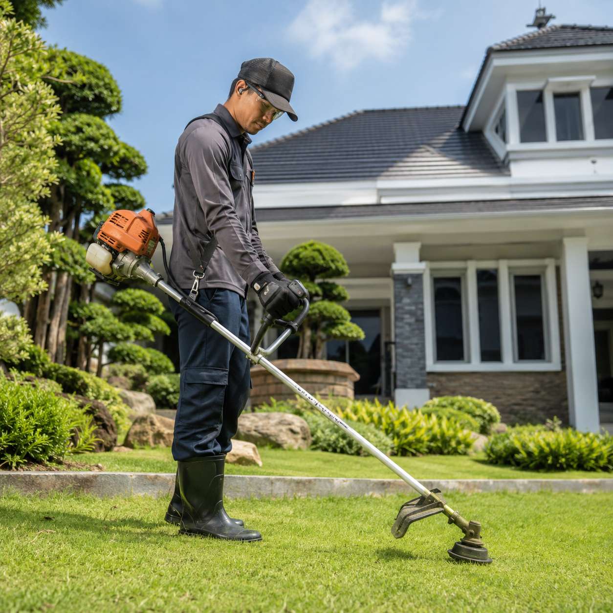 Pekerja landskap profesional