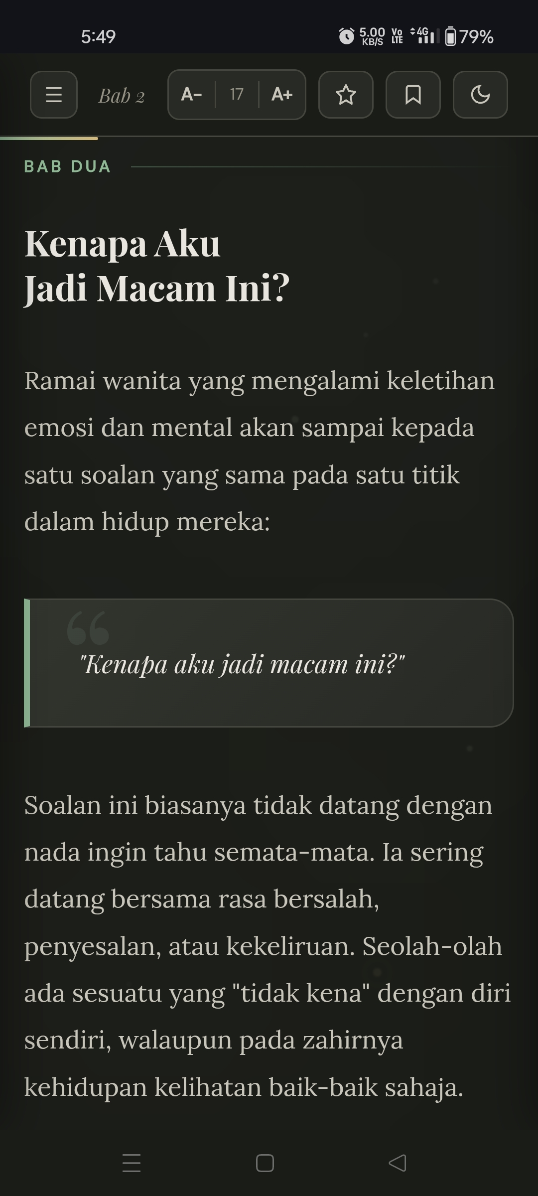 Kenapa Aku Jadi Macam Ni?