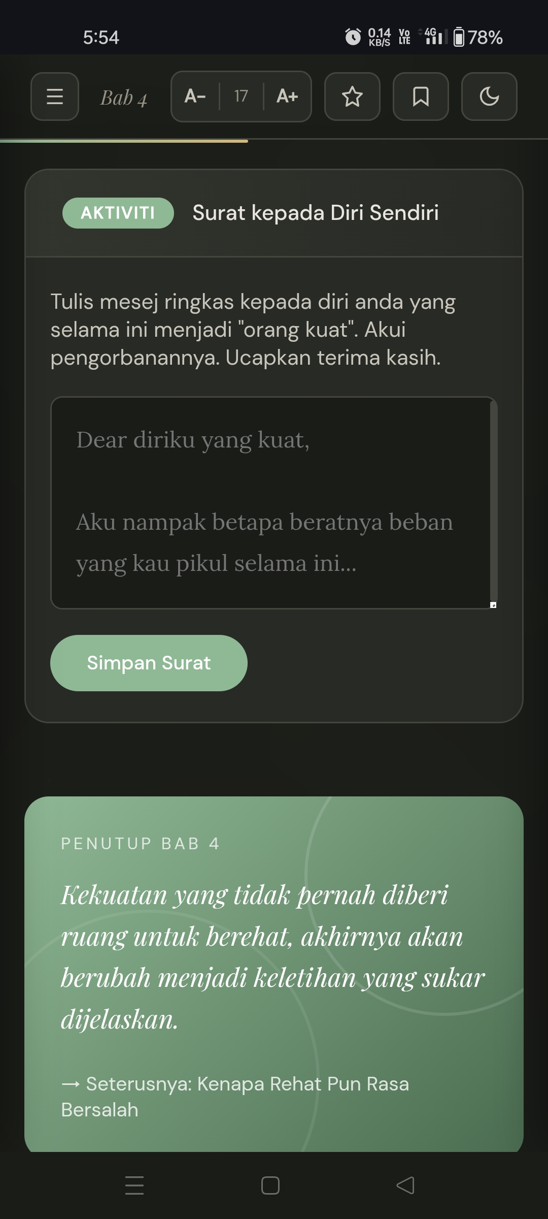 Surat Kepada Diri Sendiri