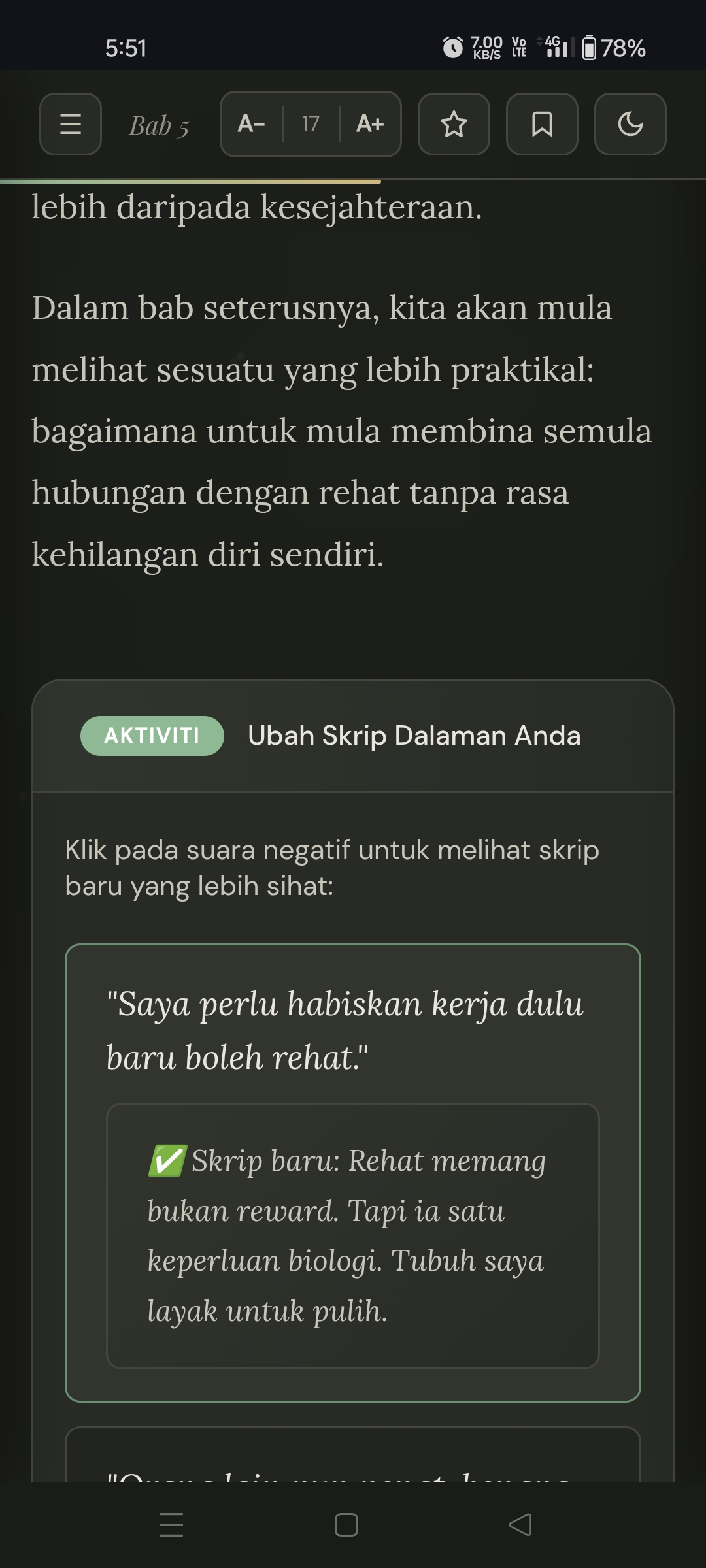 Ubah Skrip Dalaman