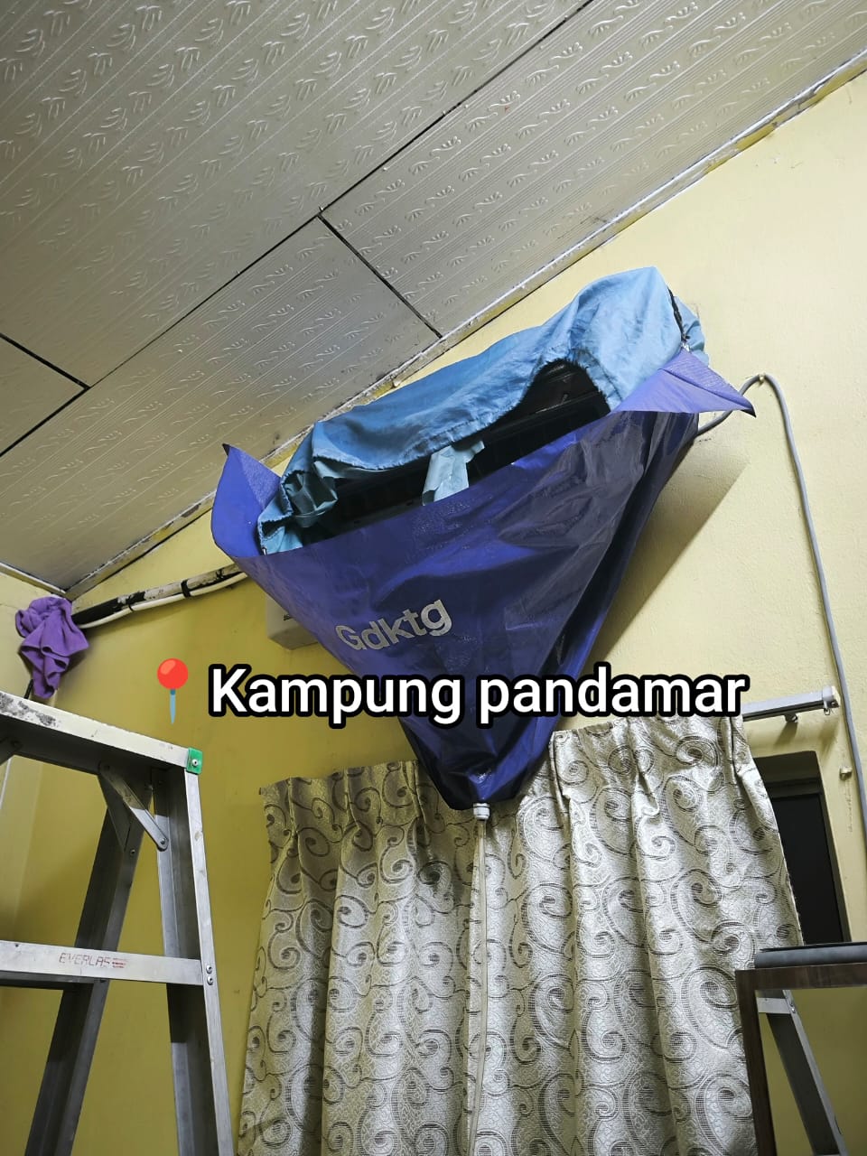 Aircond bersih selepas servis Abamtech Malaysia
