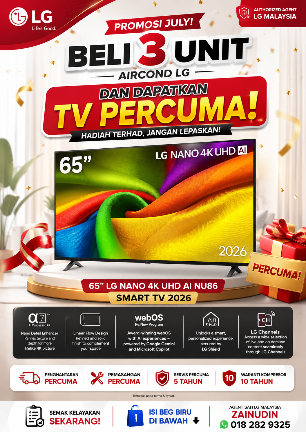 Promosi Percuma TV UHD AI 65