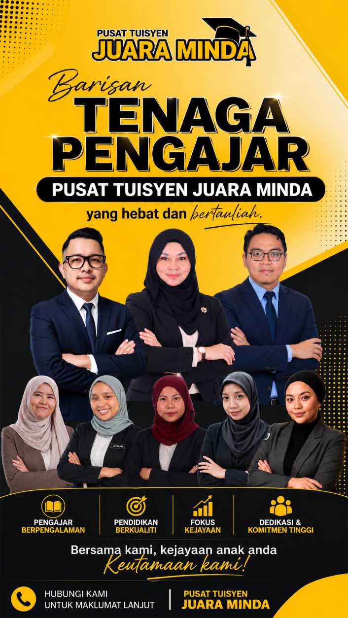 Barisan Tenaga Pengajar Pusat Tuisyen Juara Minda
