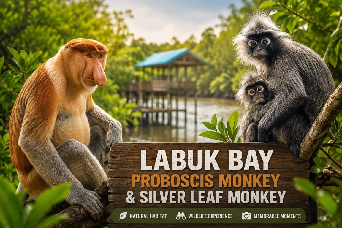 [Gambar Monyet Bekantan Labuk Bay]