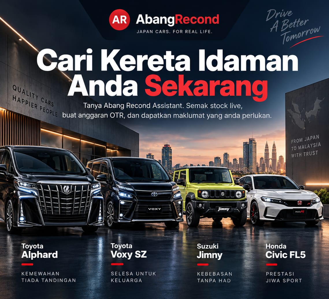 Contoh unit recond Abang Recond