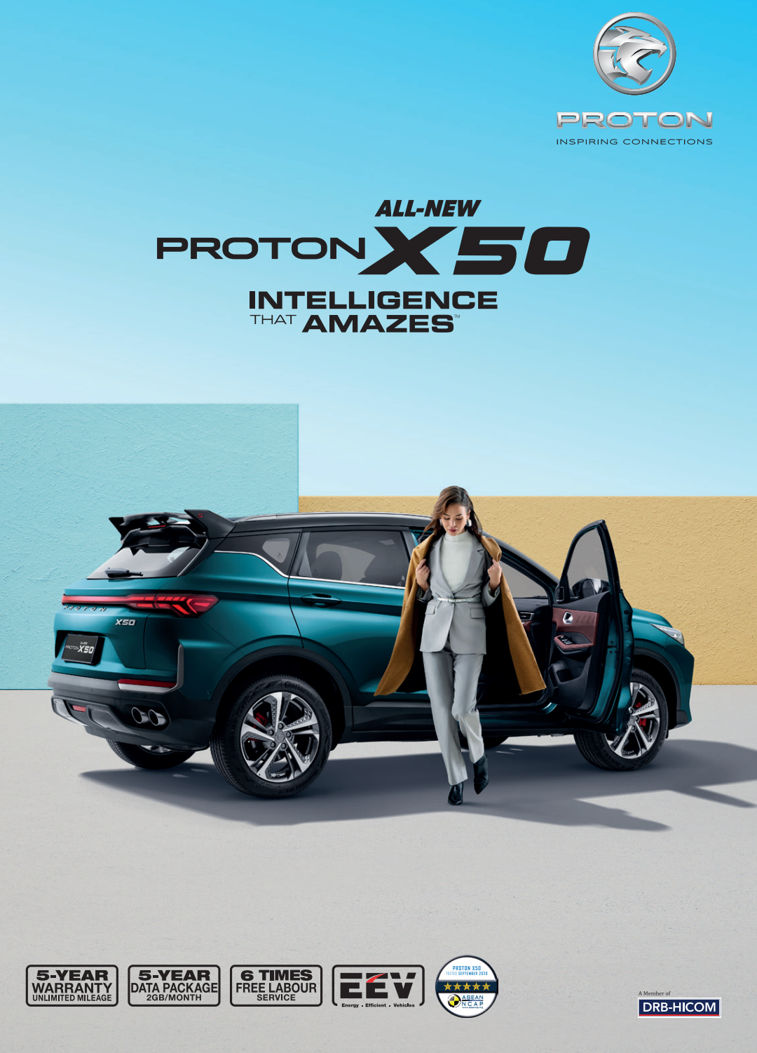 Proton X50 1.5L TGDi Turbo — promo eksekutif muda RM939 sebulan