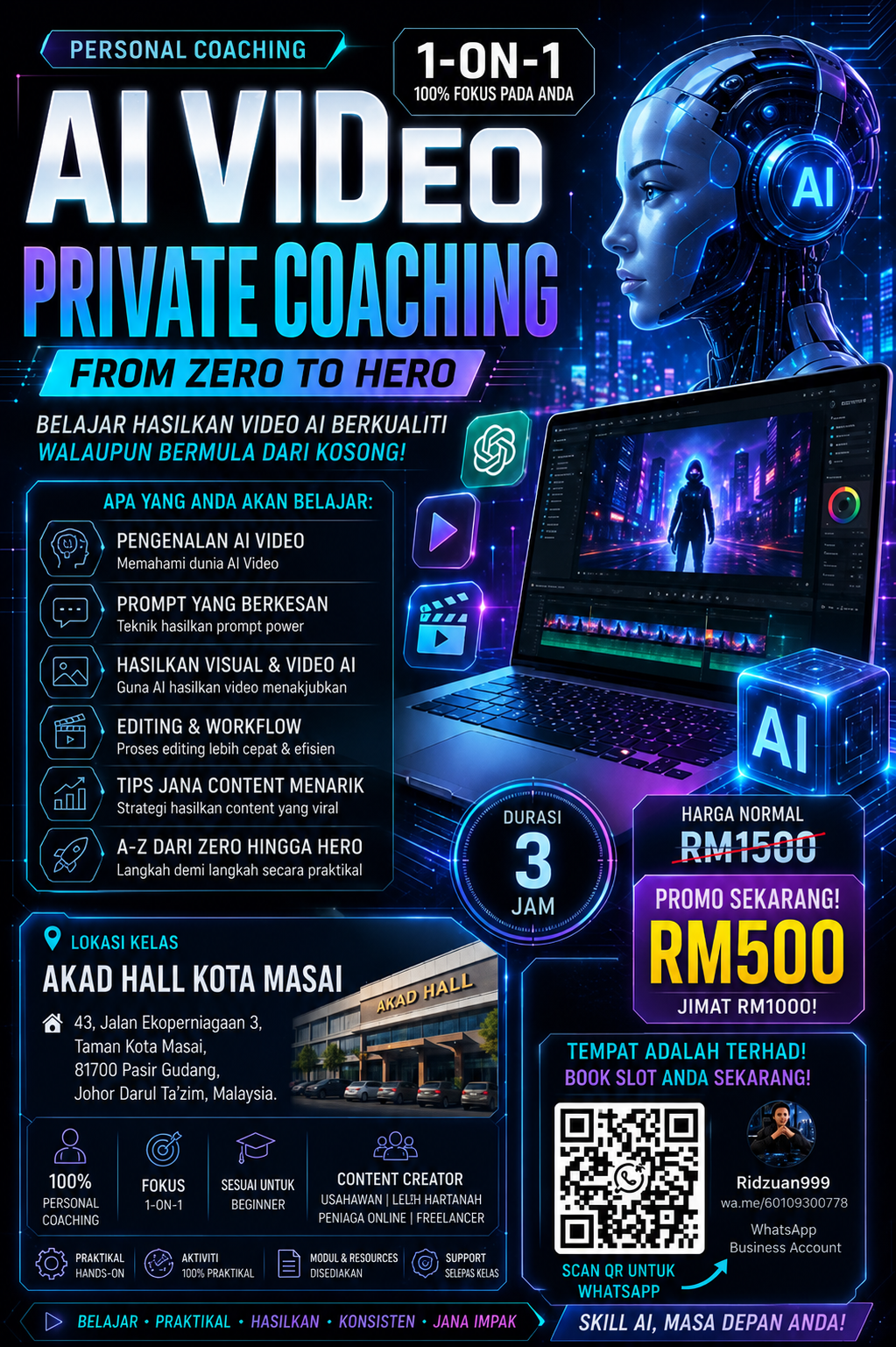 Poster Private Coaching GODWORK999