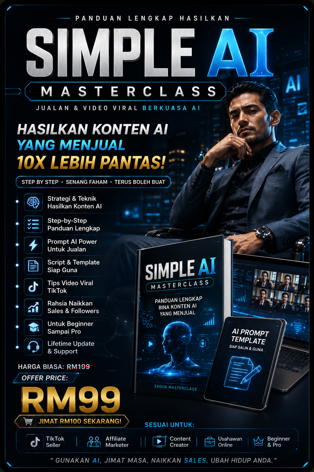 Poster Ebook AI Video