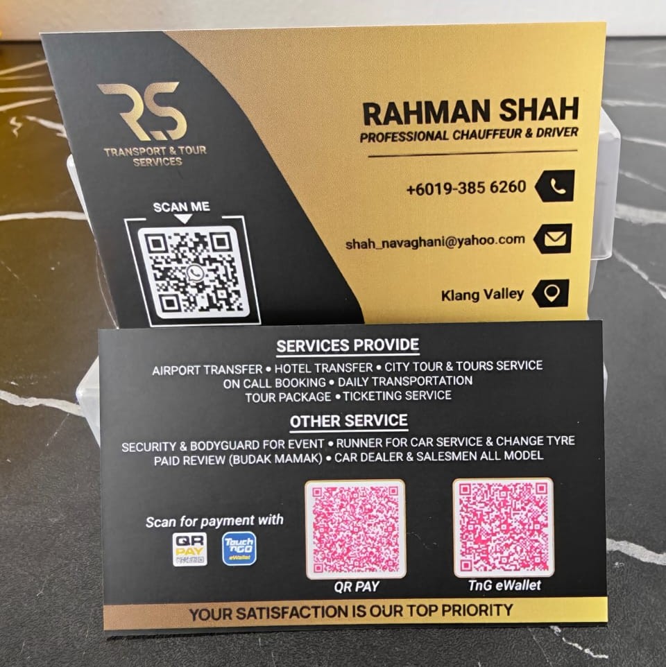 Rahman Shah Business Card