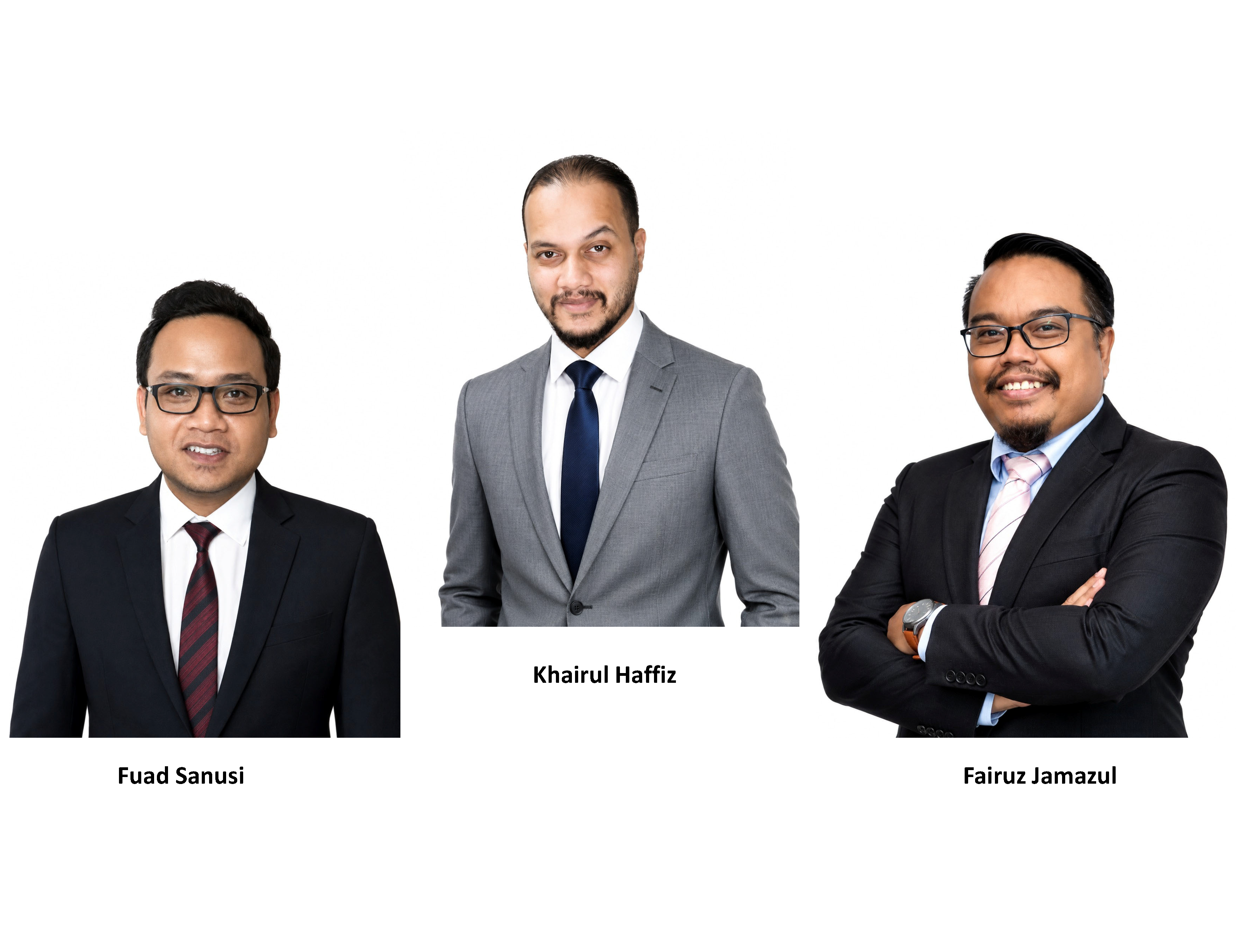 Fuad Sanusi, Khairul Haffiz dan Fairuz Jamazul