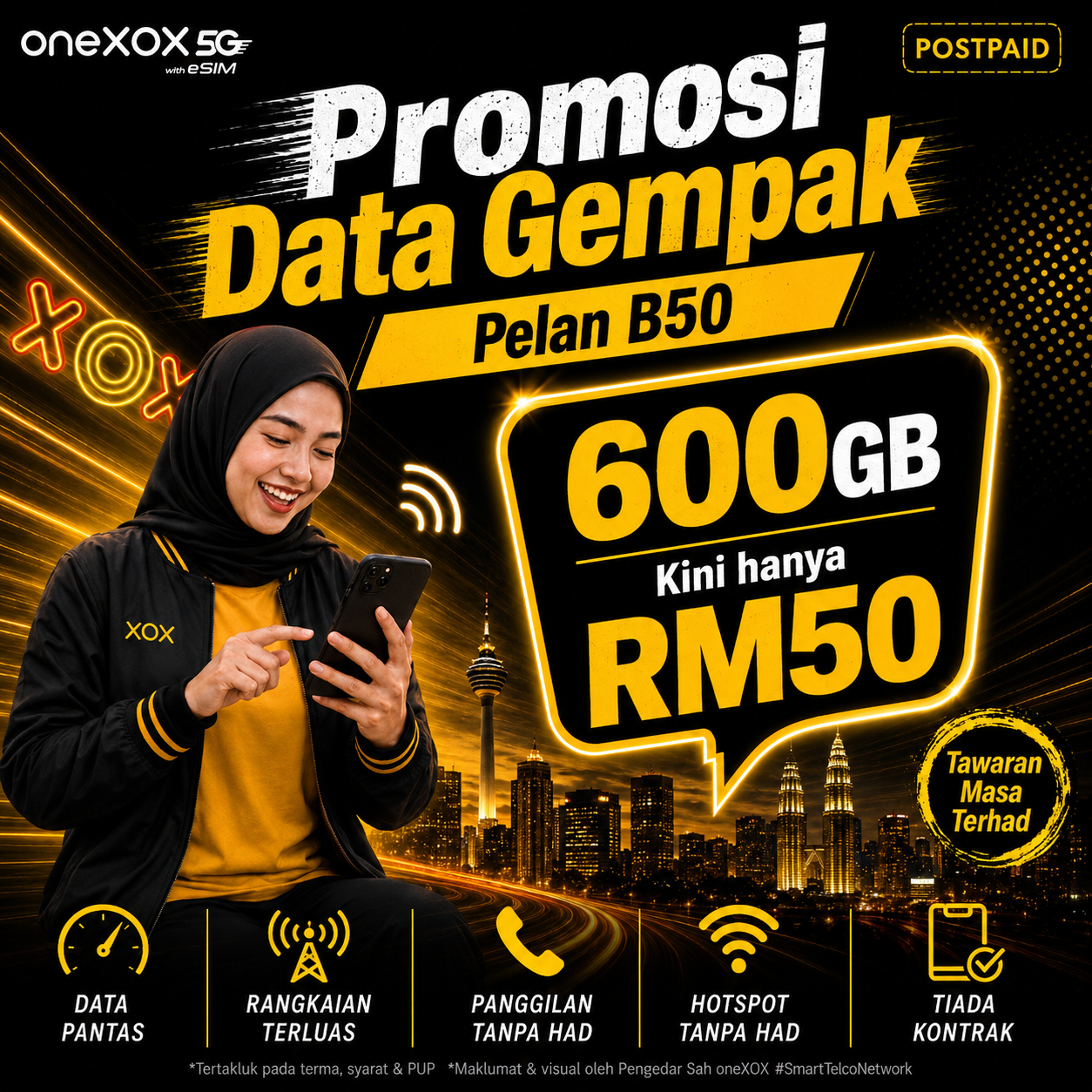 Pelan XOX BLACK B50