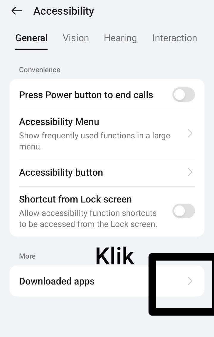 Accessibility Settings