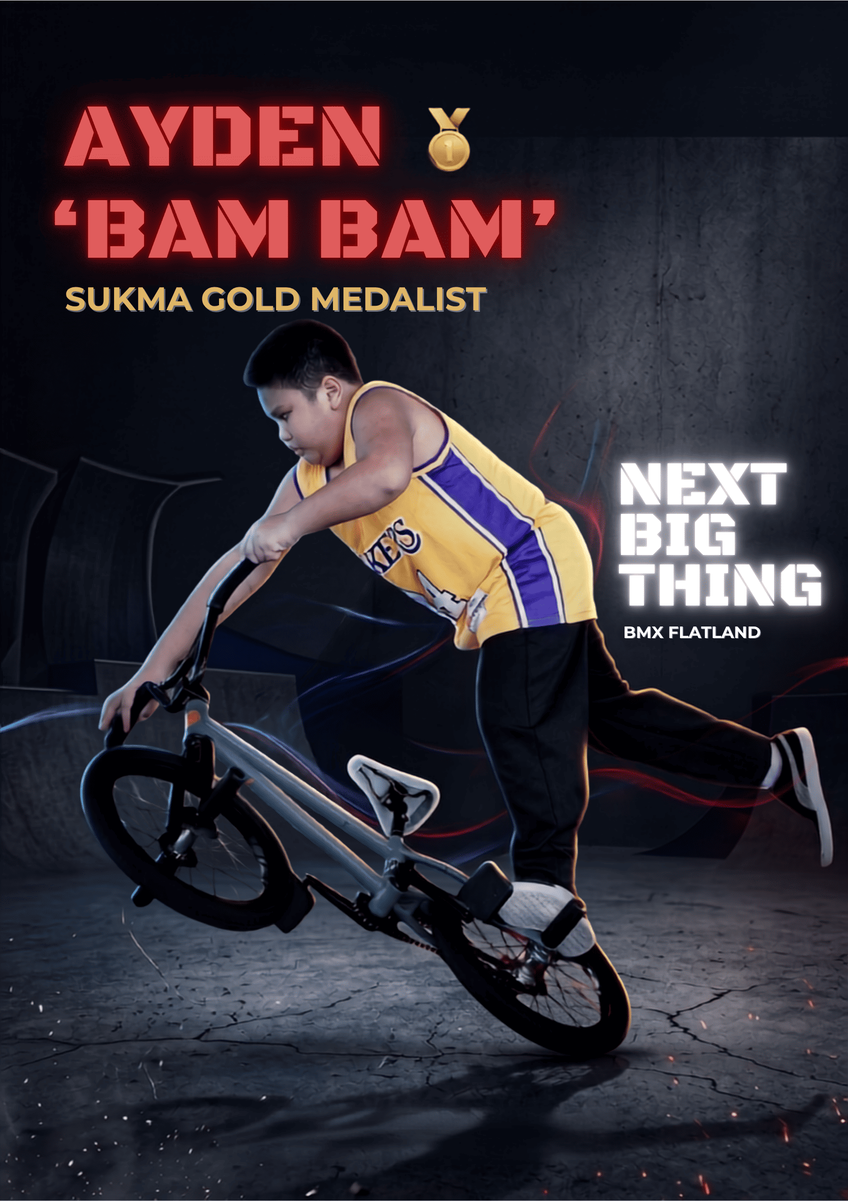 Ayden Bam Bam BMX Portrait