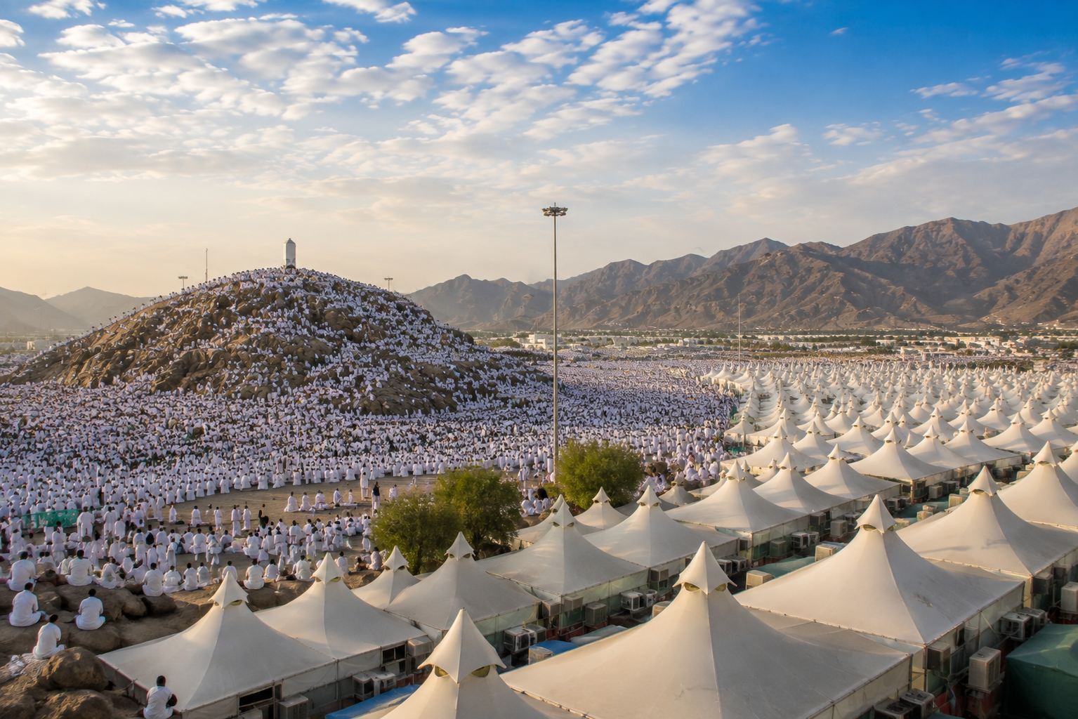Suasana Wukuf di Arafah
