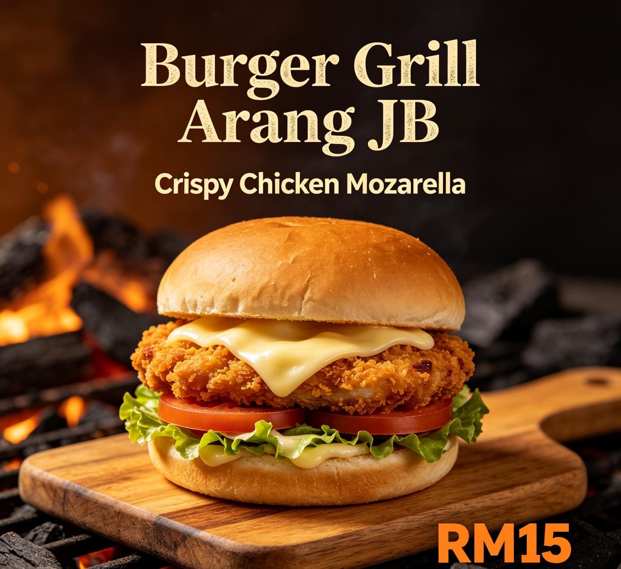Crispy Chicken Mozarella RM15