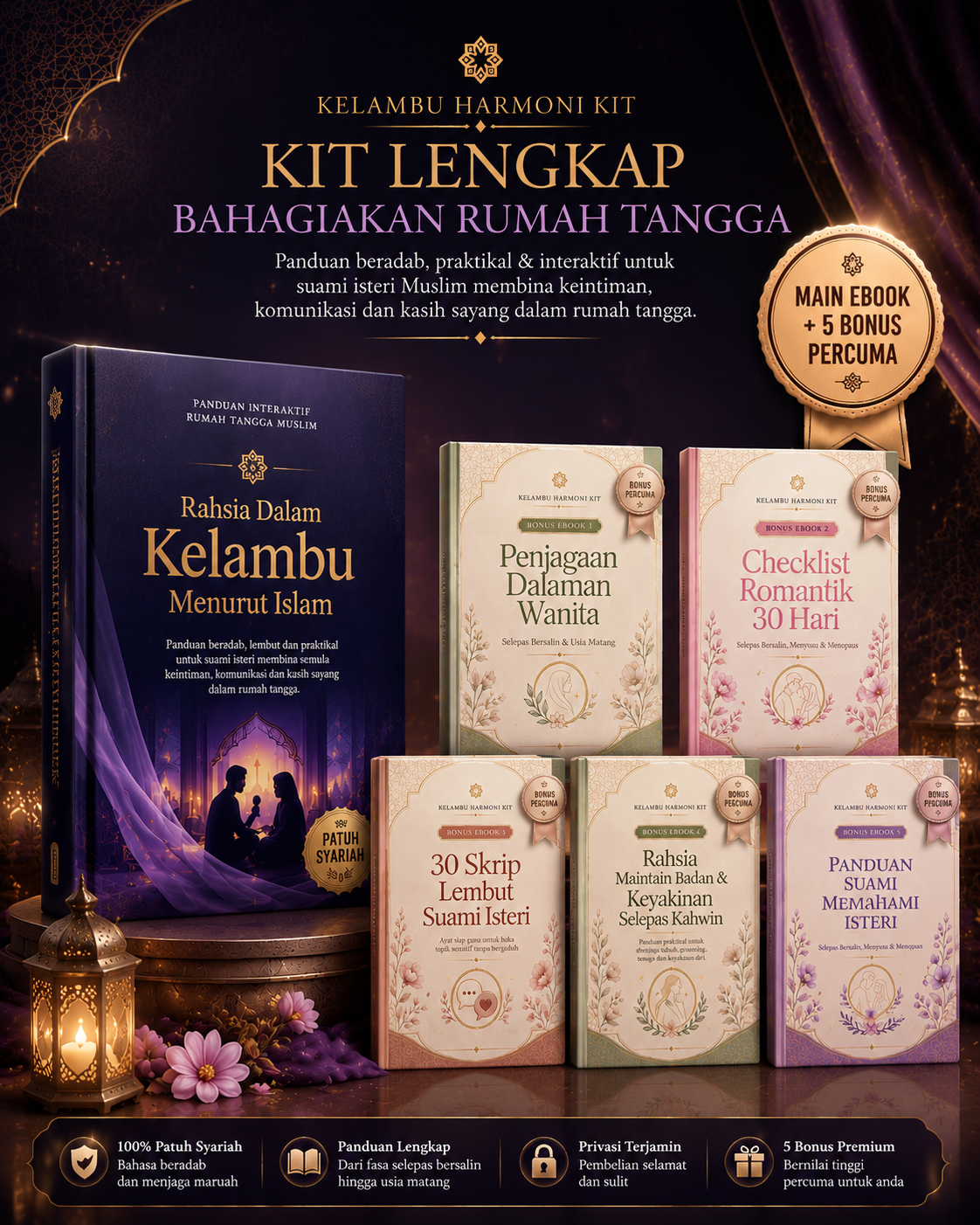 Kelambu Harmoni Kit Penuh Berserta 5 Bonus Ebook